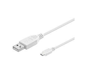 VCOM USB 2.0 - Micro-USB kábel 50 cm Fehér