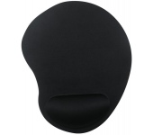 GEMBIRD Mouse pad with soft wrist support, black