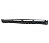GEMBIRD Cat.5E 24 port patch panel with rear cable