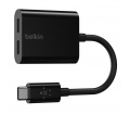 Belkin Connect USB-C Audio + Töltő Adapter