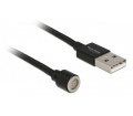 Delock mágneses USB adat- ás töltőkábel fej nélkül