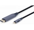 Gembird USB-C / DisplayPort 4K 60Hz 1,8m szürke