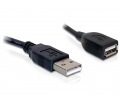 Delock USB 2.0 hosszabbító 15 cm
