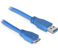 Delock USB 3.0 A > micro-B 5m kék