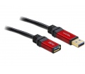 Delock USB 3.0-A apa / anya prémium kábel, 3 m