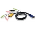Aten USB KVM kábel 3-in-1 SPHD-vel és audioval