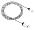 Canyon MFI-3 USB/Lightning kábel szürke