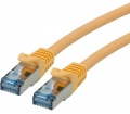 Roline S/FTP patch kábel Cat6A LSOH 7,5m sárga