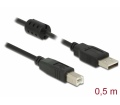 Delock USB 2.0 Type-A - Type-B 0.5m
