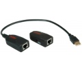 Roline USB 2.0 Cat5e hosszabbító adapter 50m-ig