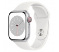 Apple Watch Series 8 41mm Cellular Ezüst-fehér
