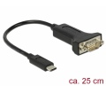 Delock USB Type-C > 1 db soros DB9 RS-232