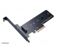 Akasa M.2 X4 PCI-E Adapter Kártya Fekete