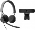Logitech C925e + UC-kompatibilis Zone headset