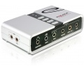 Delock USB Sound Box 7.1 Fehér (61803)