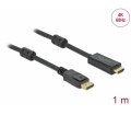 Delock Aktív DisplayPort 1.2 - HDMI kábel 4K 60 Hz