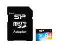 Silicon Power microSDHC Superior UHSI 64GB adapter