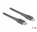 Delock USB-C - Lightning MFi 1m Szürke
