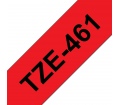 Brother TZe-461 laminált szalag piros-fekete 36mm