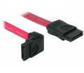 Delock cable SATA 30cm up/straight red