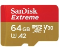 SanDisk Extreme microSDXC A2 V30 UHS-I 64GB