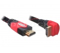 Delock HDMI Ethernet kábel, A-A apa/apa 5,0m hajlí