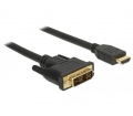 Delock DVI-D 18+1 Single Link > HDMI 2m
