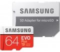 Samsung EVO Plus microSDXC UHS-I 64GB + adapter