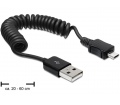 Delock USB 2.0 / USB micro-B spirál