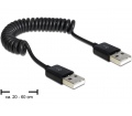 Delock USB 2.0 spirális 20-60cm