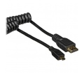 Atomos  COILED MICRO to FULL HDMI Cable (30cm)