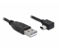 Delock USB 2.0-A apa - USB mini-B 5 tűs hajlított 