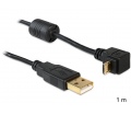 Delock USB > micro-USB 90°-kal lefordított