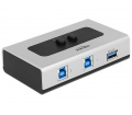 Delock 2 portos manuális, kétirányú USB 3.0-kapcso