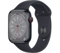 Apple Watch Series 8 45mm LTE éjfekete alumín.tok