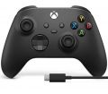 Microsoft Xbox fekete v. n. kontroller + USB-C k.