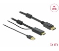 Delock HDMI - DisplayPort-kábel 4K 30 Hz 5 m