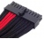 SilverStone PP07 alaplapi hosszabbító fekete/piros