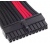 SilverStone PP07 alaplapi hosszabbító fekete/piros