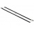 Delock r.m. acél kábelkötegelők 200mm 10db fekete