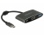 Delock USB Type-C > HDMI + USB Type-A + USB Type-C