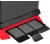 SilverStone Raven RVX01 fekete, piros talp, ablak