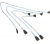 Supermicro 4db kerek egyenes/jobbos SATA kábel