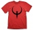 Quake Logo piros póló M