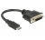 Delock HDMI Mini-C apa > DVI 24+5 anya 20 cm