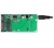 Delock Converter SATA 22 Pin / USB 2.0 > mSATA ful