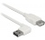 Delock EASY-USB 2.0 A ívelt apa > anya 0,5m fehér