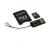 Kingston Micro SD 32BG + SD adapter + USB olvasó