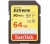 SanDisk Extreme SDXC 64GB 90MB/S, CL10, V3