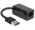 Delock USB 3.0 > Gigabit LAN kompakt, fekete